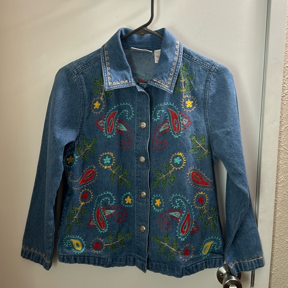 vintage kim rogers denim jacket 🌟